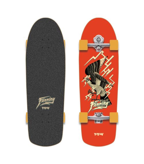 ⁦סרף סקייט YOW 33.5 Falcon Performer FANNING⁩ – תמונה ⁦2⁩