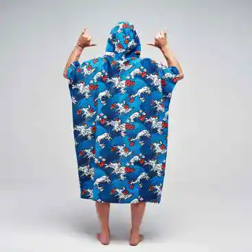 פונצו אול אין צבע גלים