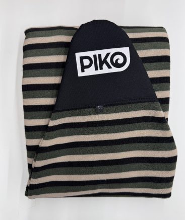 פיקו קייס גרב שורט פסים שחור צהוב