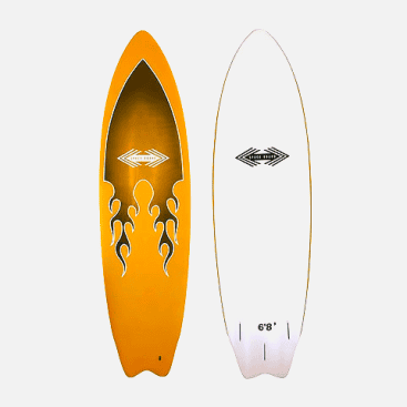 ספייסבורד צהוב להבות